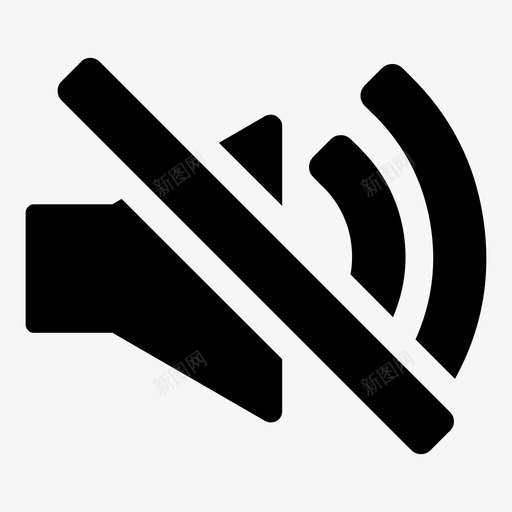 静音敲击音量图标svg_新图网 https://ixintu.com 基本图标2 敲击 静音 音量