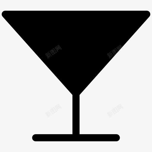 马提尼饮料葡萄酒图标svg_新图网 https://ixintu.com 杯满 葡萄酒 酒杯 饮料 马提尼