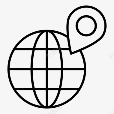 全球第一大办公区域全球办公区图标图标