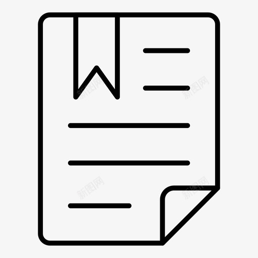 目录书籍教育图标svg_新图网 https://ixintu.com 书籍 商务和办公细线卷1 存储 教育 标签 标记 目录