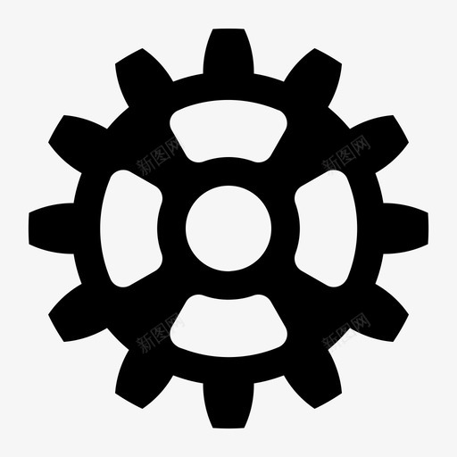 齿轮齿轮箱摩托车零件图标svg_新图网 https://ixintu.com 小齿轮 摩托车零件 齿轮 齿轮箱
