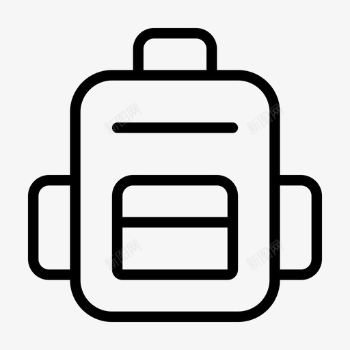 背包户外书包图标svg_新图网 https://ixintu.com jumpicon教育线 书包 户外 旅行 背包