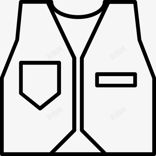 采购产品纺织品雇员工作服图标svg_新图网 https://ixintu.com 家庭工具花园 工作服 背心 采购产品纺织品 雇员