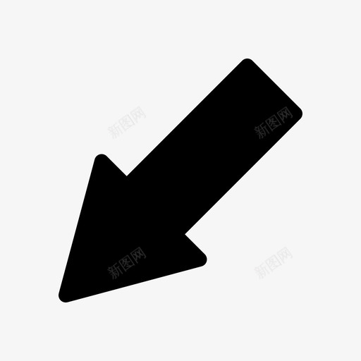 对角线箭头对角箭头方向箭头图标svg_新图网 https://ixintu.com 多媒体 多媒体选项 对角箭头 对角线箭头 方向 方向箭头