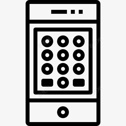 智能手机通话设备图标svg_新图网 https://ixintu.com 技术 智能手机 智能手机功能概念图标 设备 通话
