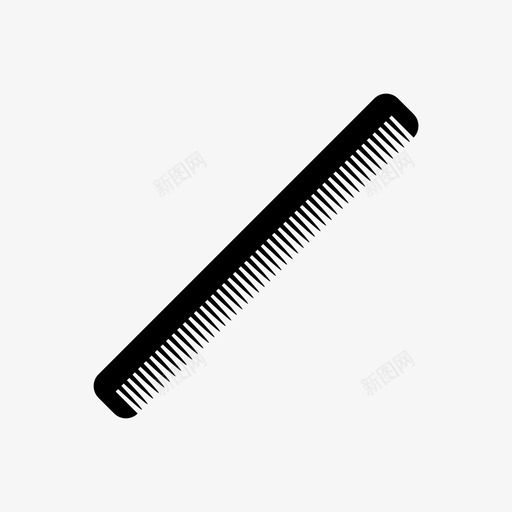 梳子配件理发师图标svg_新图网 https://ixintu.com 梳子 理发师 造型 配件