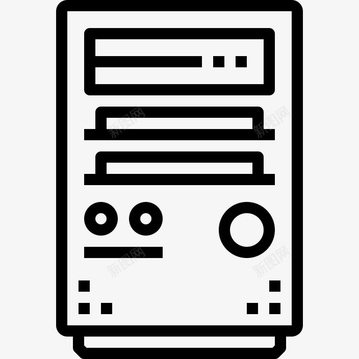 计算机塔cpu设备图标svg_新图网 https://ixintu.com cpu 办公室 技术 计算机塔 设备 设备和技术概念图标