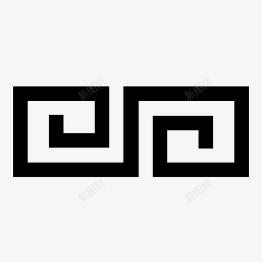 中国图案艺术古典图标svg_新图网 https://ixintu.com 中国图案 古典 符号 艺术 风格