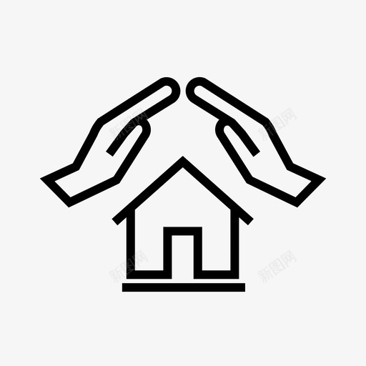 保障家庭家庭保险家庭保障图标svg_新图网 https://ixintu.com 保障家庭 安全家庭 家庭保险 家庭保障 智能家居 财产保险