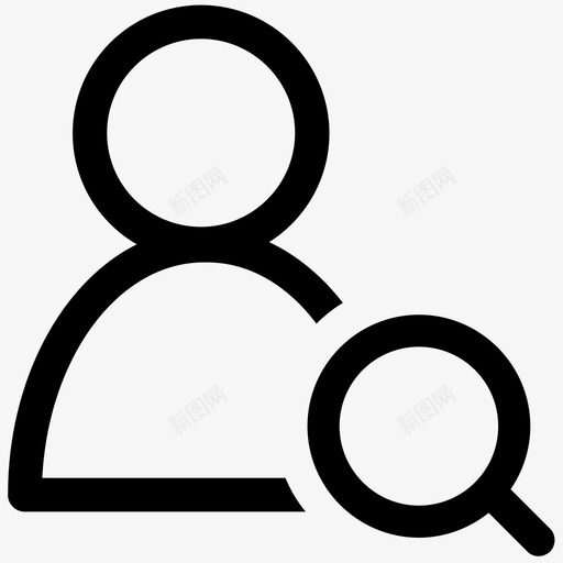 用户搜索查找人员雇用员工图标svg_新图网 https://ixintu.com 招聘 搜索用户 搜索集3 查找人员 用户搜索 雇用员工