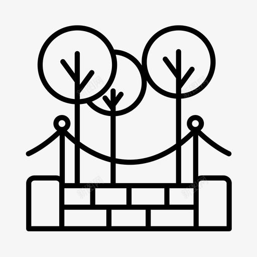 公园环境花园图标svg_新图网 https://ixintu.com 公共场所 公园 国家公园 游乐场 环境 花园