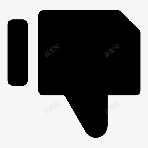不喜欢向下手图标svg_新图网 https://ixintu.com 不喜欢 向下 基本图标1 手 拇指向下