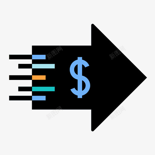 银行转帐钱付款图标svg_新图网 https://ixintu.com 付款 商店 钱 银行转帐