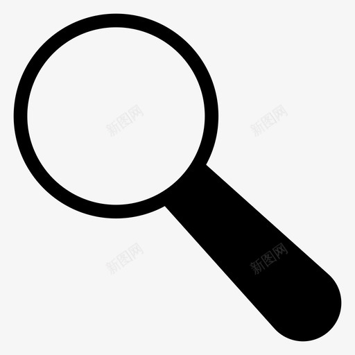 查找业务放大镜图标svg_新图网 https://ixintu.com 业务 搜索 放大镜 查找 科学字形图标 缩放