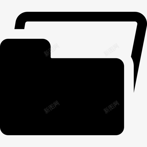 打开文件夹界面数据分析图标svg_新图网 https://ixintu.com 打开文件夹 数据分析 界面