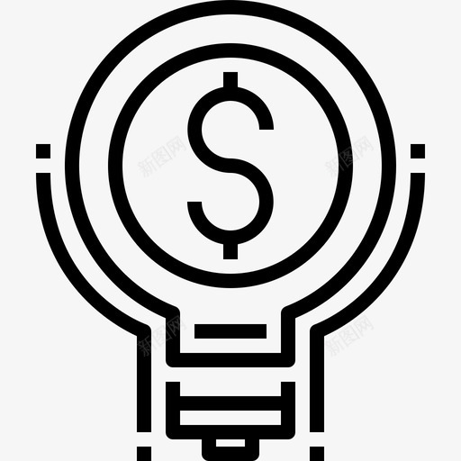 货币理念银行金融图标svg_新图网 https://ixintu.com 货币理念 金融 金融和投资概念图标 银行