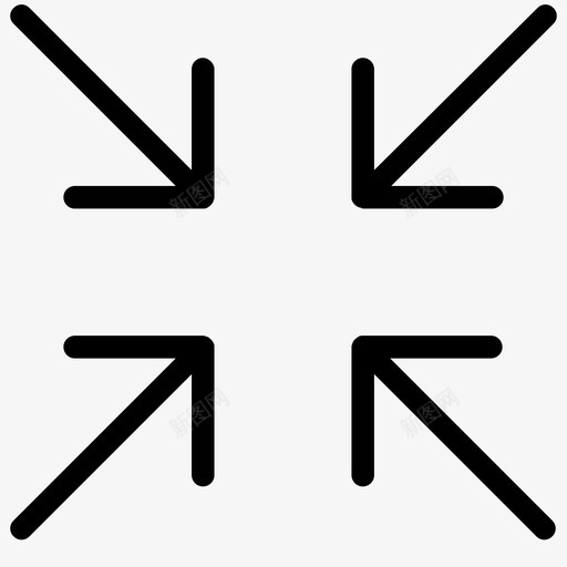 缩屏svg_新图网 https://ixintu.com 缩屏