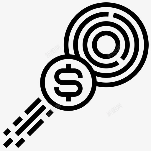 资金会计目标图标svg_新图网 https://ixintu.com 会计 会计审计师 目标 资金