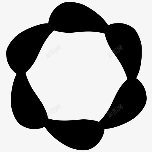抽象圆形图案图标svg_新图网 https://ixintu.com 图案 圆形 形 抽象 花