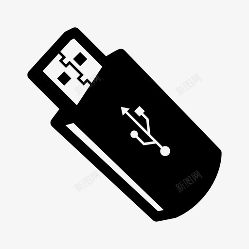 闪存驱动器usb插头usb端口图标svg_新图网 https://ixintu.com usb插头 usb端口 usb记忆棒 闪存驱动器