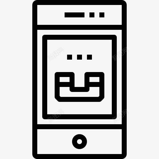 智能手机通话设备图标svg_新图网 https://ixintu.com 技术 智能手机 智能手机功能概念图标 设备 通话
