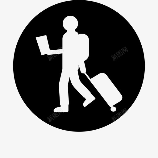 旅行游客svg_新图网 https://ixintu.com 旅行游客 旅游、游客、会员
