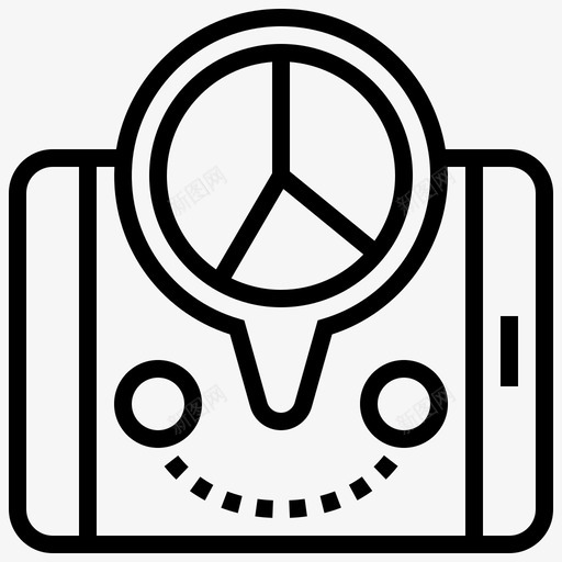 图形会计个人识别码图标svg_新图网 https://ixintu.com 个人识别码 会计 会计审计 图形 智能手机