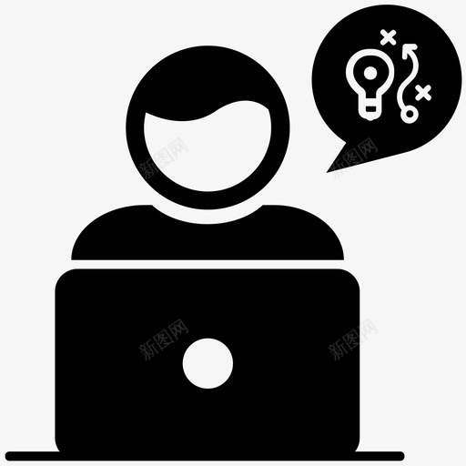 计划商业计划战略规划图标svg_新图网 https://ixintu.com 商业计划 战略 战略规划 笔记本电脑用户 计划