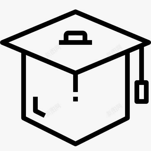 教育毕业学习图标svg_新图网 https://ixintu.com 公寓 学习 学校 教育 教育和学习概念图标 毕业