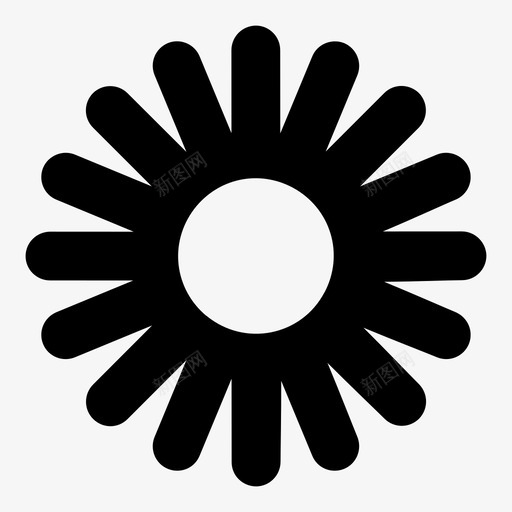 洋甘菊花图案图标svg_新图网 https://ixintu.com 图案 洋甘菊 符号 花