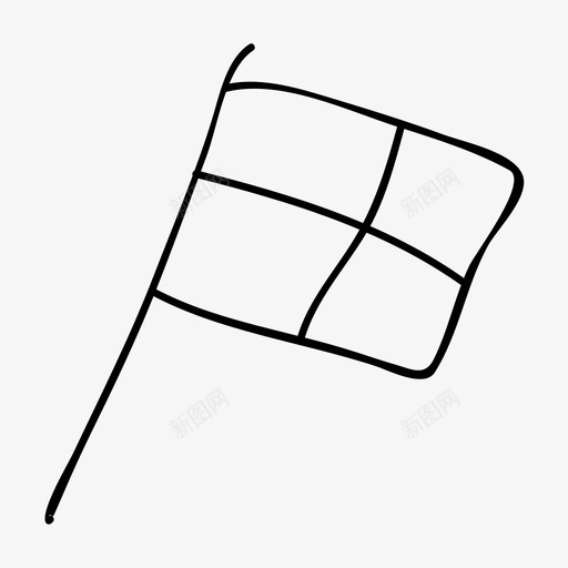 旗子结束开始图标svg_新图网 https://ixintu.com 开始 旗子 结束 运动