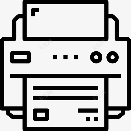 打印机设备办公室图标svg_新图网 https://ixintu.com 办公室 打印机 技术 设备 设备和技术概念图标