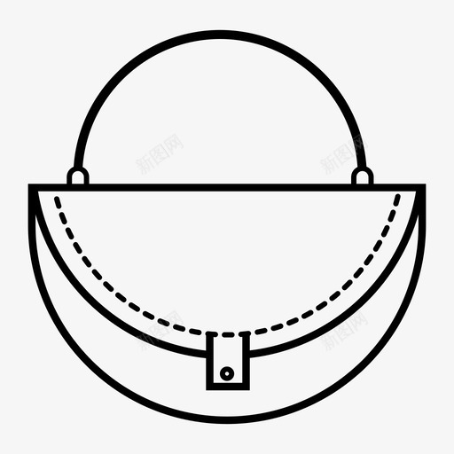 单肩包svg_新图网 https://ixintu.com 单肩包