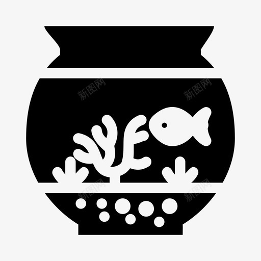 水族馆碗鱼图标svg_新图网 https://ixintu.com 宠物 水下 水族馆 碗 鱼 鱼缸