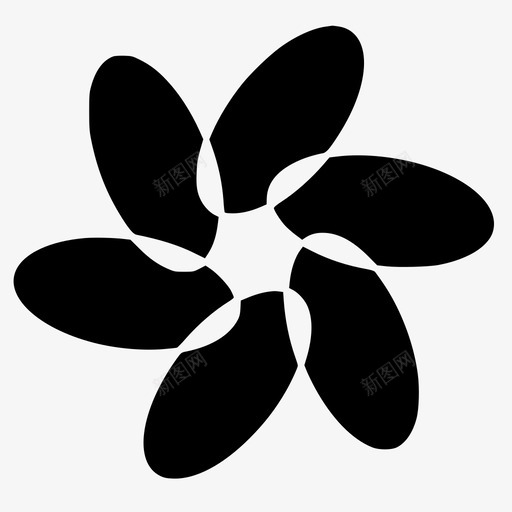 抽象圆形图案图标svg_新图网 https://ixintu.com 图案 圆形 形 抽象 花