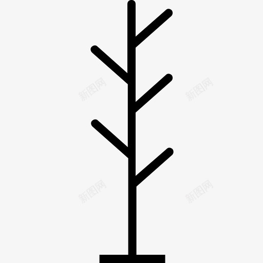帽架装饰家具图标svg_新图网 https://ixintu.com 家具 帽架 木材 装饰