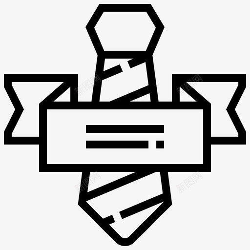 爸爸签名爸爸领带图标svg_新图网 https://ixintu.com 父亲节 爸爸 爸爸签名 领带