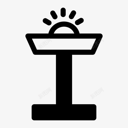 灯灯泡餐灯图标svg_新图网 https://ixintu.com 灯 灯泡 车内灯 餐灯