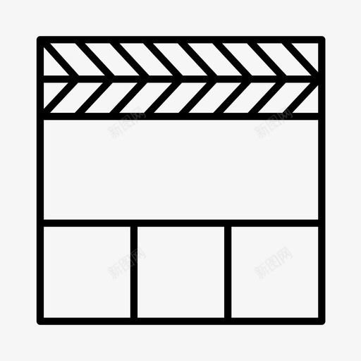 拍板导演电影图标svg_新图网 https://ixintu.com 剧院 导演 布景 拍板 摄制组 电影