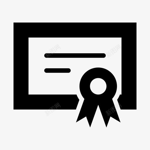 证书学位文凭图标svg_新图网 https://ixintu.com 专利 商业保险单 学位 执照 文凭 证书