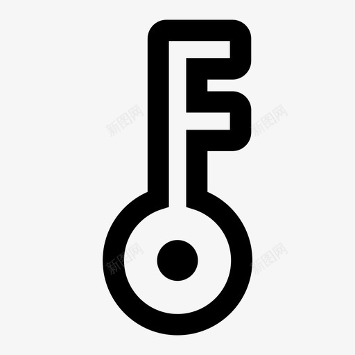 钥匙通道锁图标svg_新图网 https://ixintu.com 开锁 通道 钥匙 锁