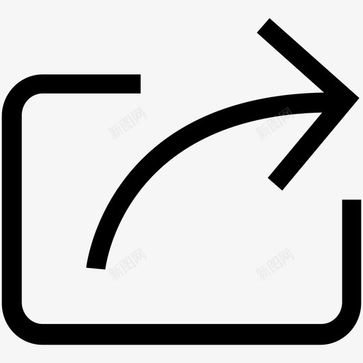 分享 - 弯曲箭头跳出开口盒子svg_新图网 https://ixintu.com 分享 - 弯曲箭头跳出开口盒子