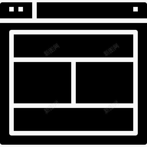 web布局浏览器页面图标svg_新图网 https://ixintu.com ui web层细节实体图标 web布局 浏览器 站点 网站 页面