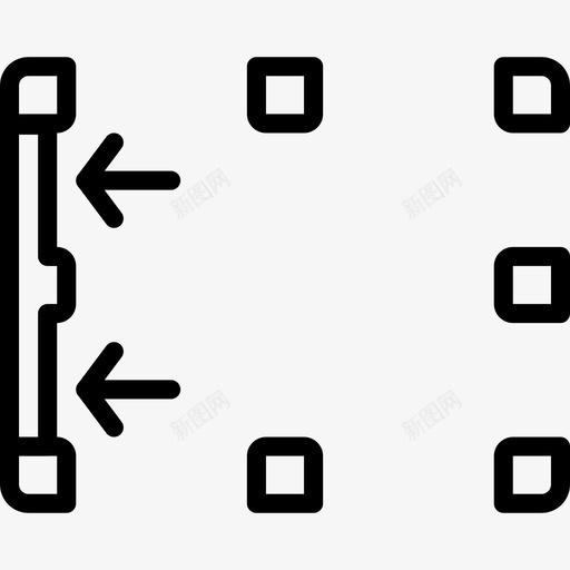 用户界面边框左应用程序绘图图标svg_新图网 https://ixintu.com 工具 应用程序 用户界面轮廓 用户界面边框左 线框 绘图