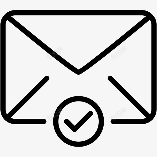 电子邮件检查信封收件箱图标svg_新图网 https://ixintu.com 信封 发送 收件箱 电子邮件检查 邮件