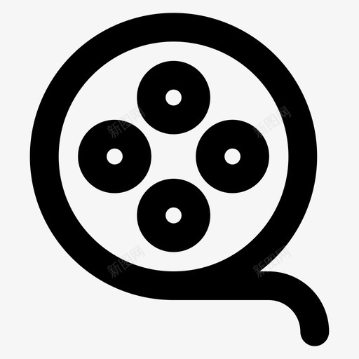 电影电影真人秀图标svg_新图网 https://ixintu.com 电影 电影真人秀