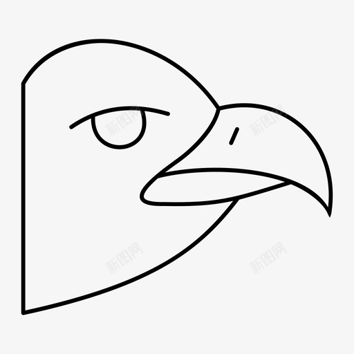 鹰鹰脸苍蝇图标svg_新图网 https://ixintu.com 苍蝇 鹰 鹰脸