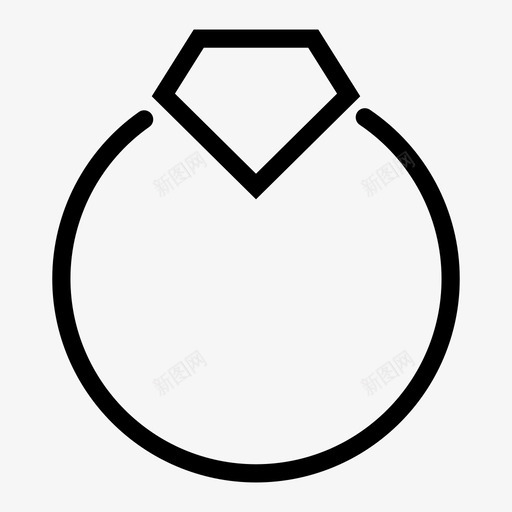 钻石戒指svg_新图网 https://ixintu.com 钻石戒指 diamond ring