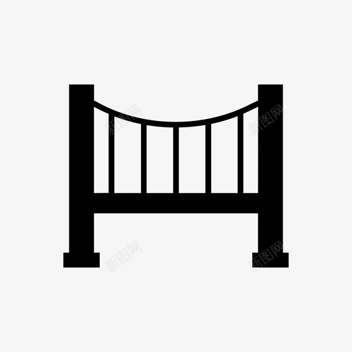 桥梁旅游图标svg_新图网 https://ixintu.com 旅游 桥梁