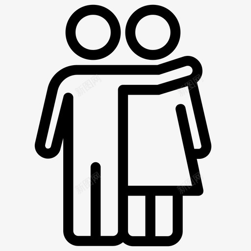 朋友夫妇图标svg_新图网 https://ixintu.com 夫妇 朋友